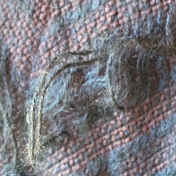 0331 Vintage Boho Micheline Boucher Mohair Multi Stitch Sleeveless Sweat… - Picture 8 of 11